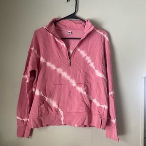Cropped 3/4 zip up sweater. Great condition